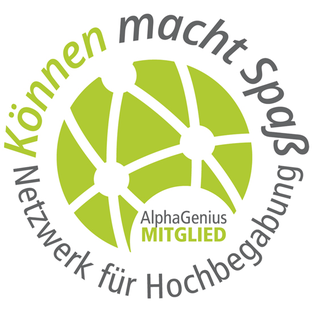 AlphaGenius, Netzwerk für Hochbegabung, Mitgliedslogo